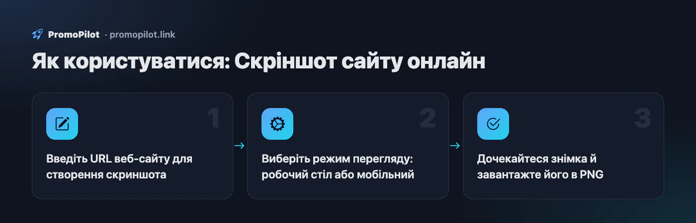 Схема: Як користуватися — Скріншот сайту онлайн