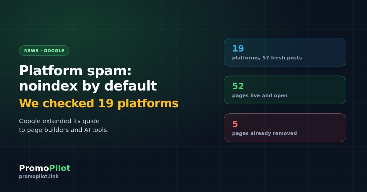 Google updates its user-generated spam guide: noindex for link-shared pages