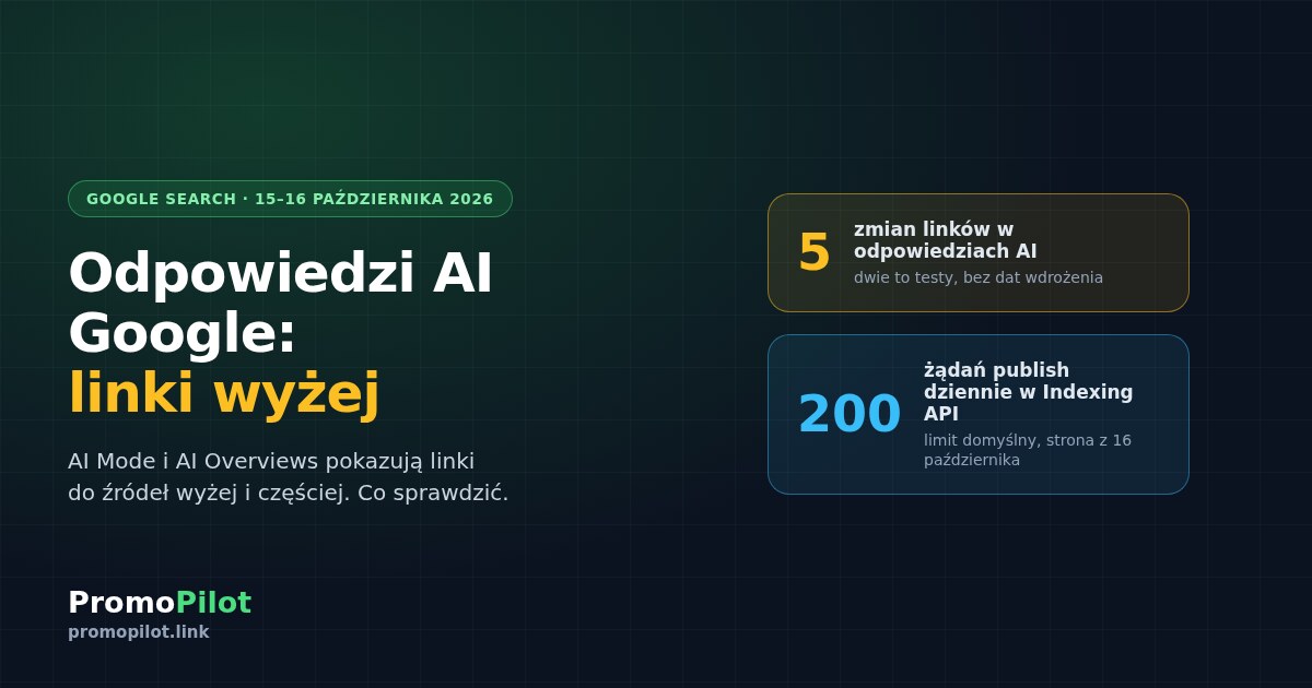 Google przesuwa linki do źródeł wyżej w AI Mode i AI Overviews: co zmieniło się 15 października