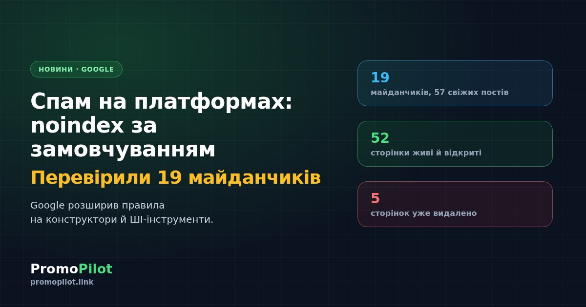 Google оновив правила проти спаму користувачів: noindex для сторінок «за посиланням»