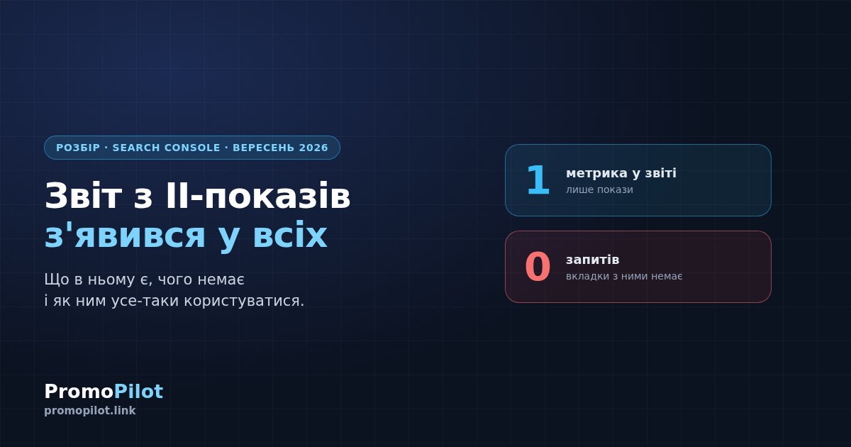 Звіт Generative AI у Search Console: що в ньому є, чого немає і як ним користуватися