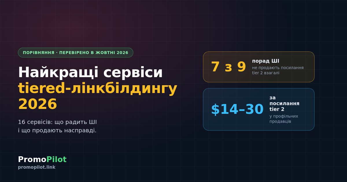 Сервіси каскадного лінкбілдингу 2026: що насправді продають бренди, які радить ШІ
